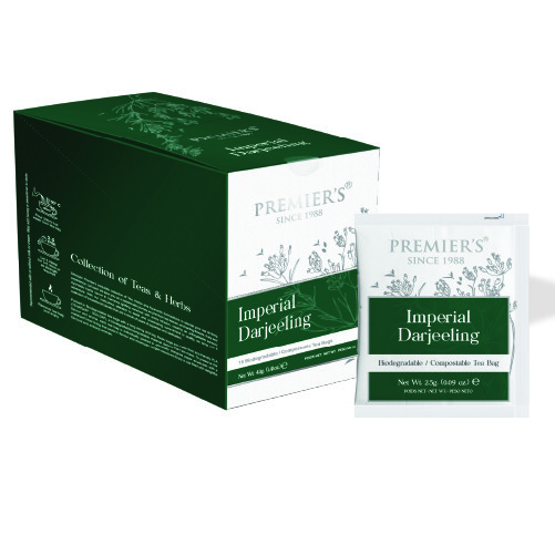 Premier Tea Darjeeling Black Tea - Pyramid Tea Bag | Premier's Tea Limited