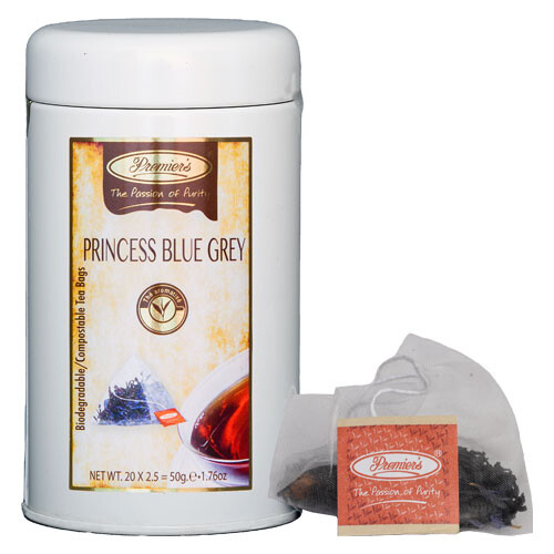 Premier Tea PRINCESS-BLUE-GREY-PTNTC - Premiers Tea